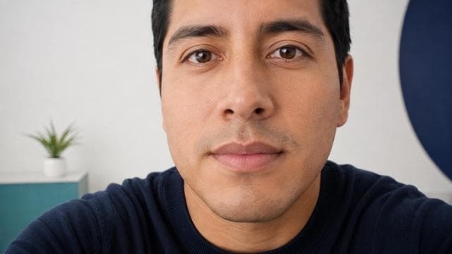 Rostro demasiado cerca, recortado por el encuadre