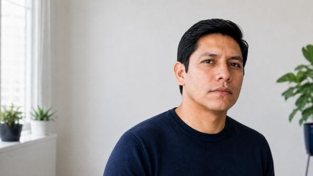 Rostro girado, no de frente a la cámara